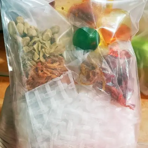 Hình ảnh bánh tráng tự trộn