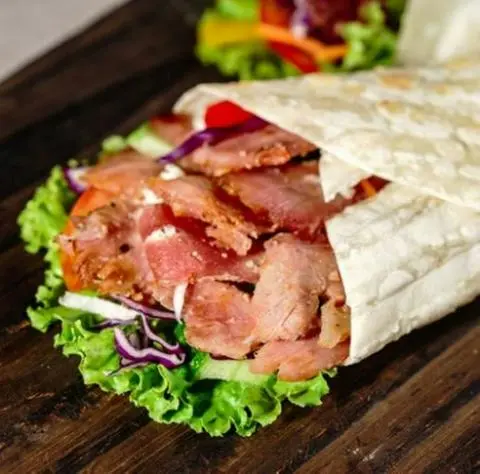 Hình ảnh Kebab cuộn thịt heo đặc biệt + phô mai