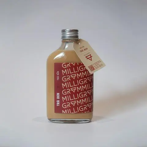 Hình ảnh Trà sữa trà đen - Chai 200ml