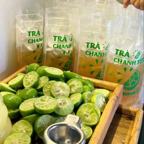 Hình ảnh trà chanh tươi mật ong 