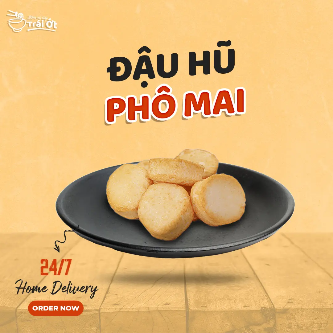 Hình ảnh Đậu Hũ Phô Mai Chiên 3 viên