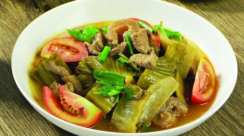 Hình ảnh Gân bò xào cải chua