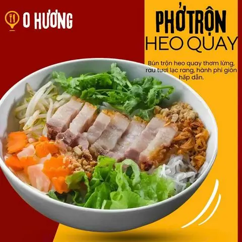 Hình ảnh Phở heo quay trộn 