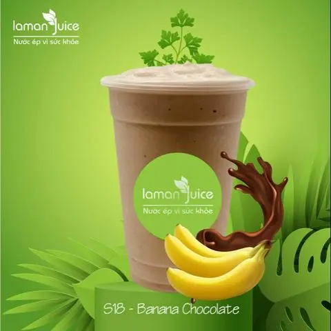 Hình ảnh S18 - banana chocolate smt - sinh tố chuối chocolate