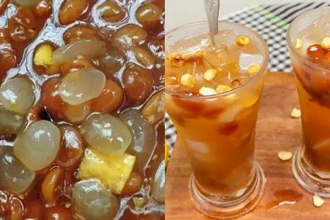 Hình ảnh Me Hạt Dẻo Rim Đác Thơm Ly 700ml