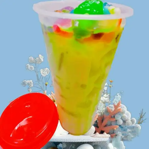 Hình ảnh Trà Sữa Chuối, Full 23 Topping (Size L)