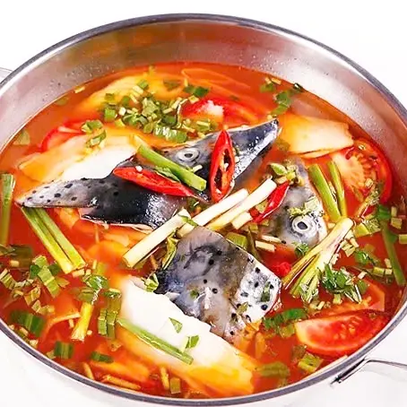 Hình ảnh Lẩu Đầu Cá Hồi Lớn 3-4 người