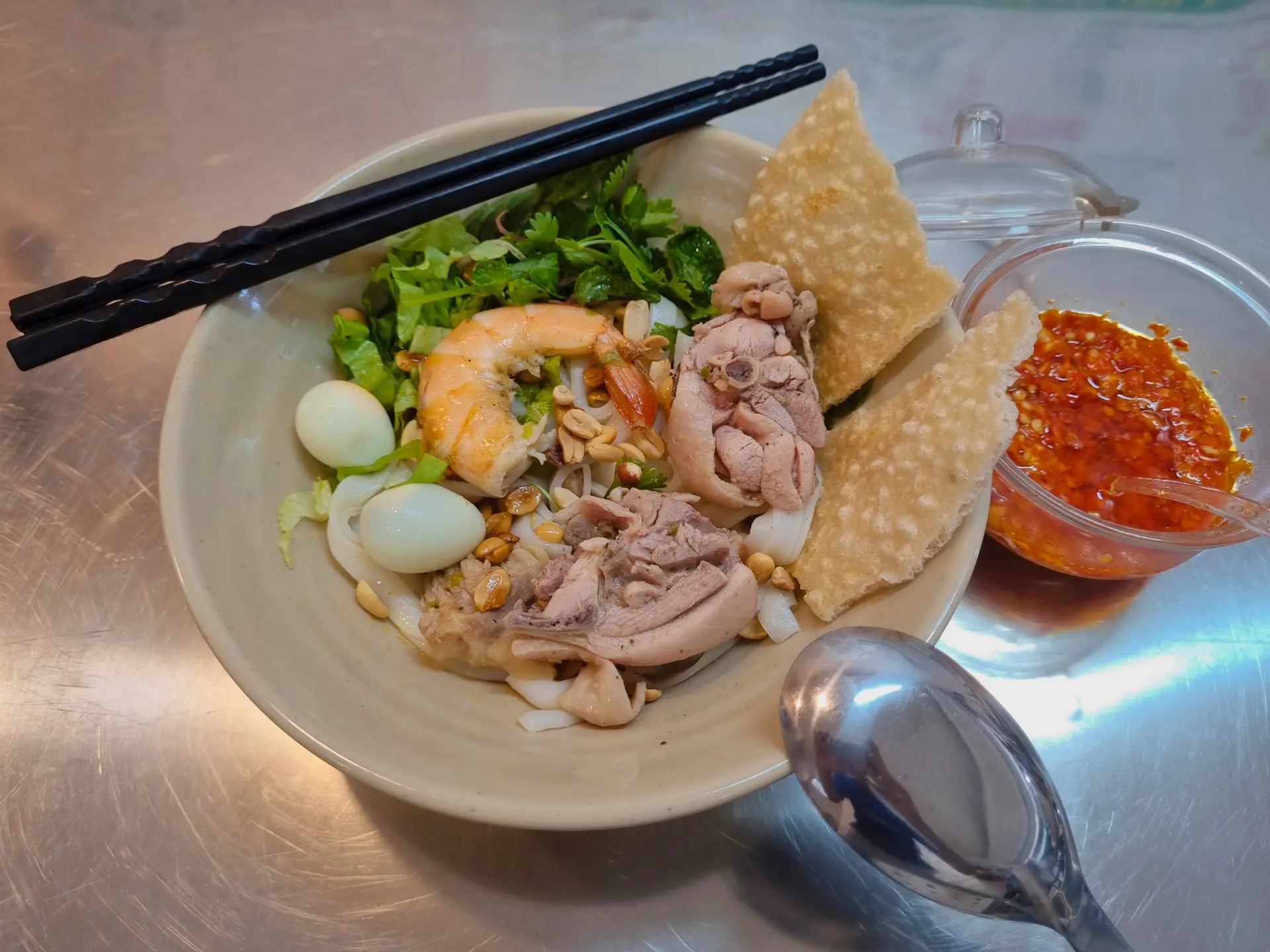 Hình ảnh Mỳ Quảng Tôm Gà