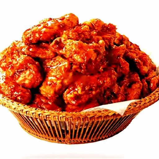 Hình ảnh Cơm gà viên sốt chua cay