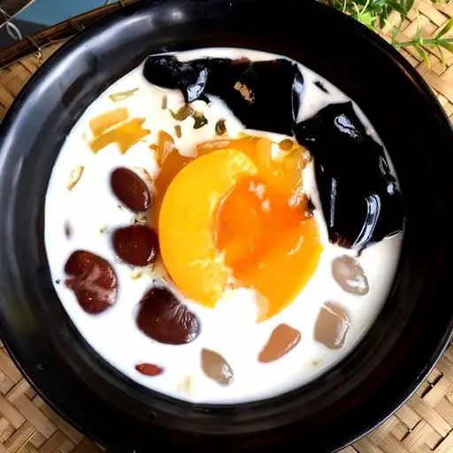 Hình ảnh Sương sáo thảo mộc bánh lọt củ năng