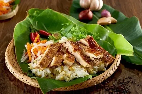 Hình ảnh Xôi gà nướng - size nhỏ - 270g