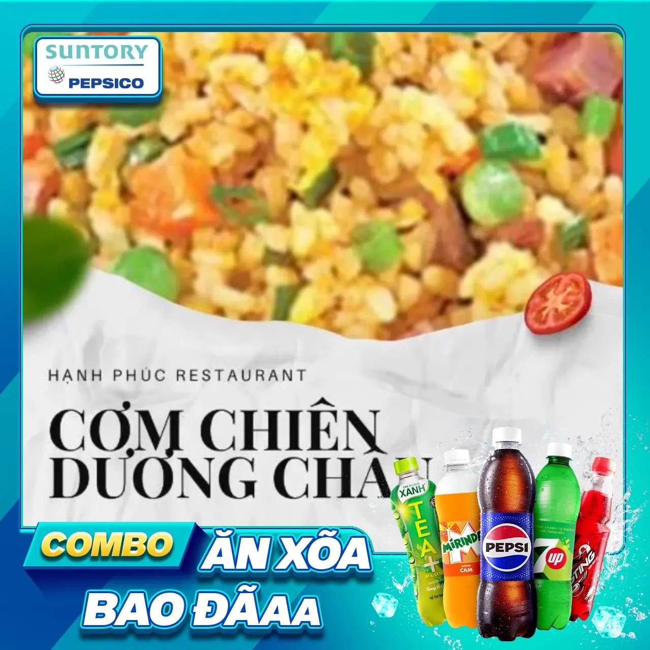 Hình ảnh Combo Cơm Chiên Dương Châu + Nước Ngọt SPVB