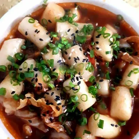 Hình ảnh Tok thường bắp cải sốt Cay lớn