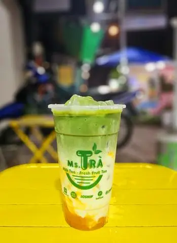 Hình ảnh MATCHA ĐÀO LATTE