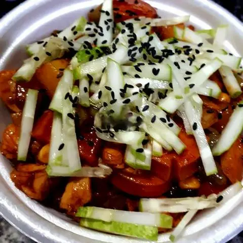 Hình ảnh Mì Hàn rau củ sốt Cay Thịt 
