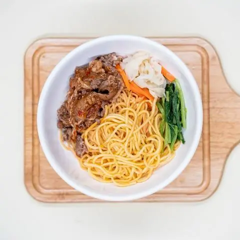 Hình ảnh Mì bò sốt Teriyaki