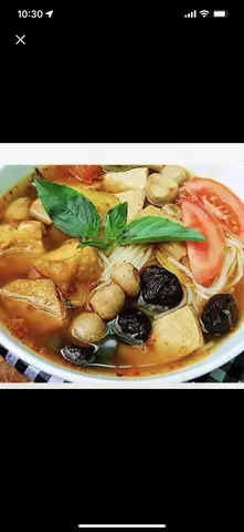 Hình ảnh bún thái chay