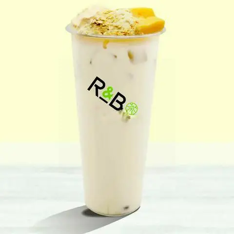 Hình ảnh Trà sữa vị phô mai pudding trứng