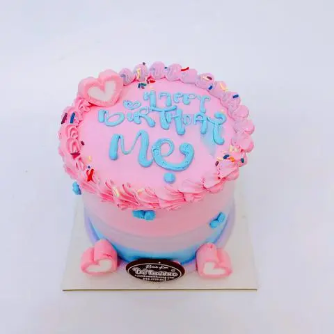 Hình ảnh bánh kem mini hồng