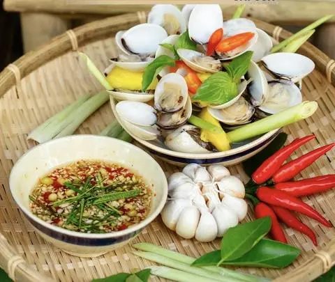 Hình ảnh Nghêu hấp sả