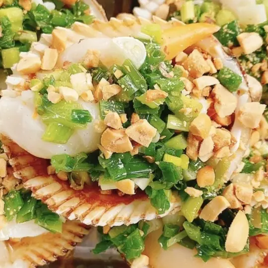 Hình ảnh SÒ DƯƠNG ĐẠI 1 CON NƯỚNG MỠ HÀNH