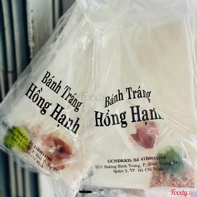 Hình ảnh Bánh tráng hồng hạnh