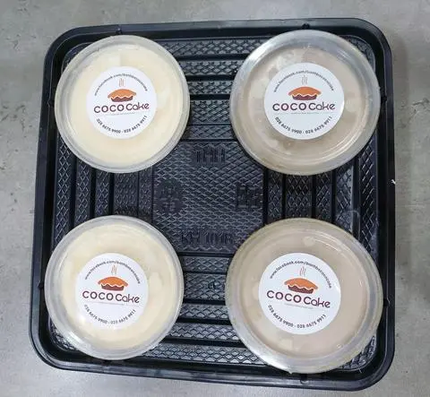 Hình ảnh Set 4 bánh flan mix - 2 truyền thống - 2 cà phê