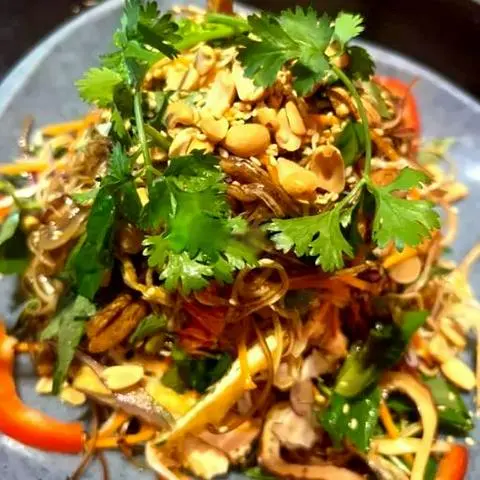 Hình ảnh Gỏi hoa chuối chay