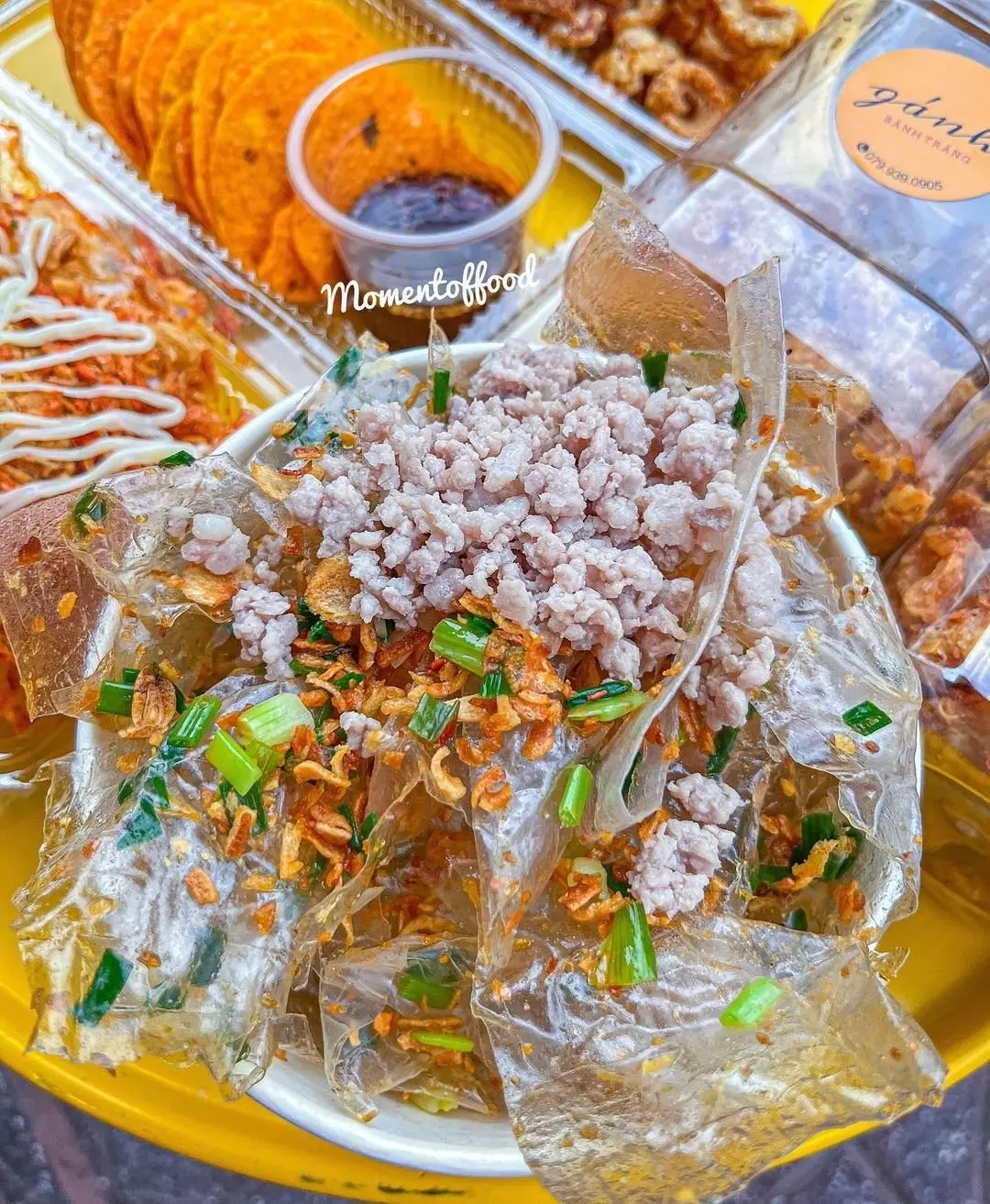 Hình ảnh Bánh dẻo thịt bằm mỡ hành