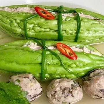 Hình ảnh Cơm Canh Khổ Qua Nhồi Thịt