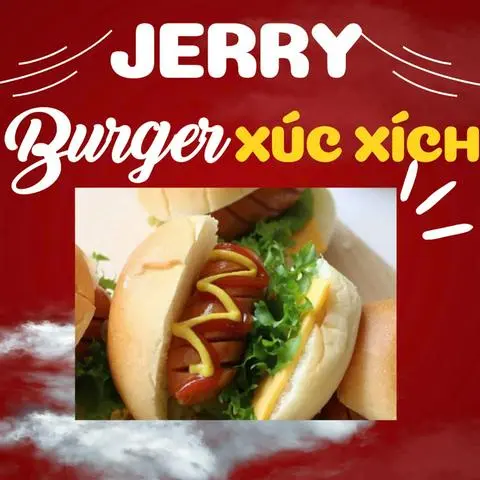 Hình ảnh HAMBURGER XÚC XÍCH 