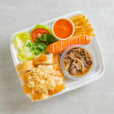 Hình ảnh Bò né xúc xích Đức