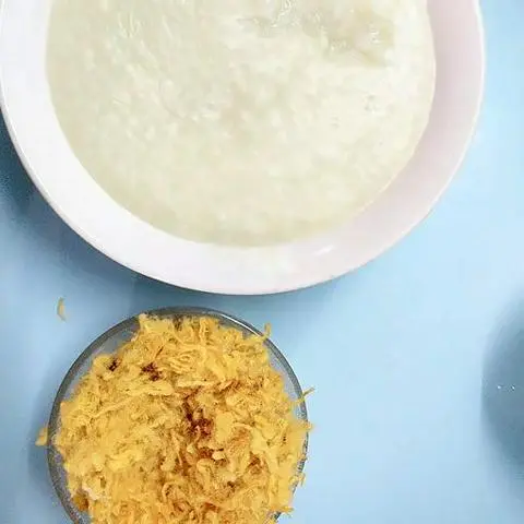 Hình ảnh Cháo trắng chà bông thịt