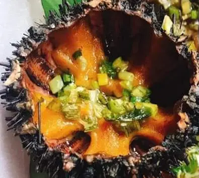 Hình ảnh Nhum nướng mỡ hành