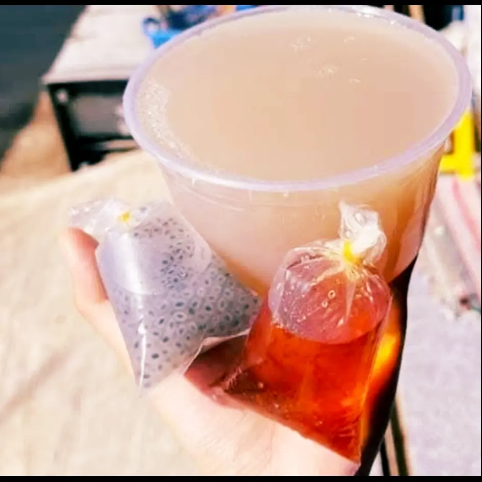 Hình ảnh Xu Xoa PY hộp 500gr kèm hột é và nước đường gừng