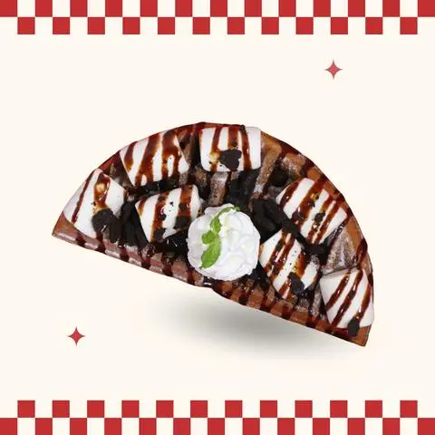 Hình ảnh Marshmallow Waffle (1/2 bánh)