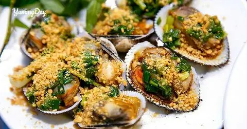 Hình ảnh SÒ LÔNG NƯỚNG MỠ HÀNH 