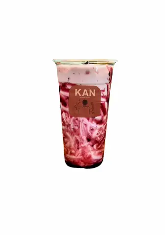 Hình ảnh Latte việt quất