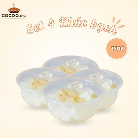 Hình ảnh Set 4 chè khúc bạch vải truyền thống