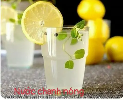 Hình ảnh nước chanh nóng 