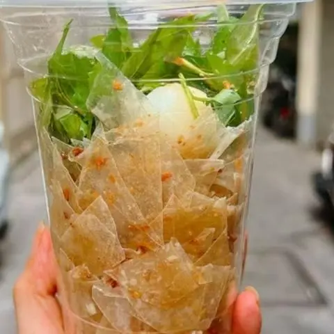 Hình ảnh bánh tráng bơ tỏi 