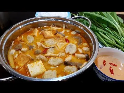 Hình ảnh lẩu chay 3 người 
