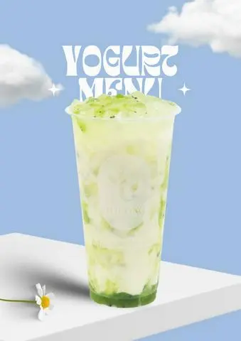 Hình ảnh Sữa chua kiwi - kiwi yogurt