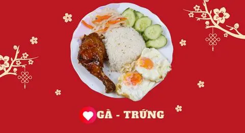 Hình ảnh Cơm Đùi Gà - Trứng