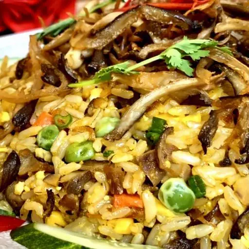 Hình ảnh Cơm chiên ngũ sắc chay - vegan rainbow fried rice