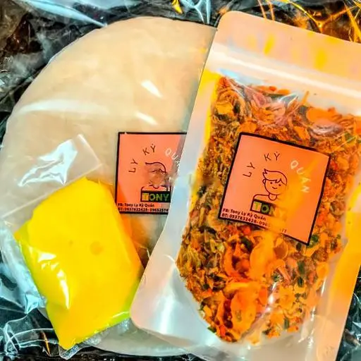 Hình ảnh Combo bánh tráng dẻo cuốn bơ muối tép hành phi - nhỏ