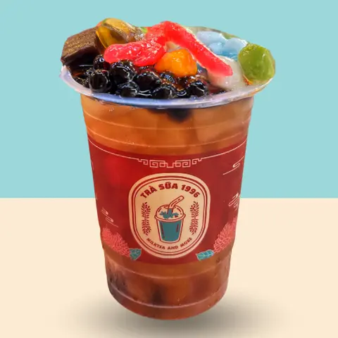 Hình ảnh Hồng trà full topping