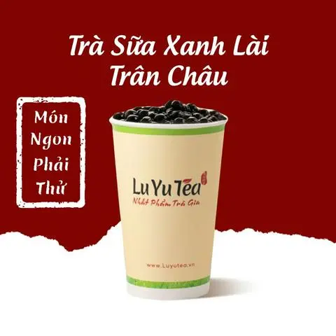Hình ảnh Trà sữa xanh lài trân châu