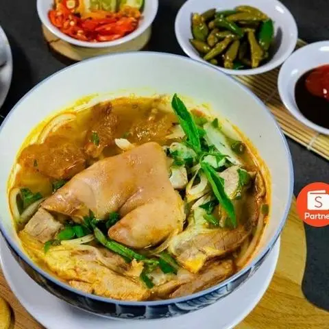 Hình ảnh bún bò giò gân