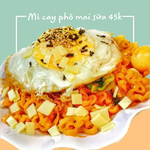 Hình ảnh Mì cay samyang phô mai sữa